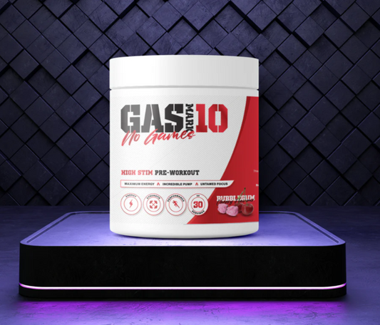 GasMark10 High Pump & Stim Pre Workout (30 Servings)