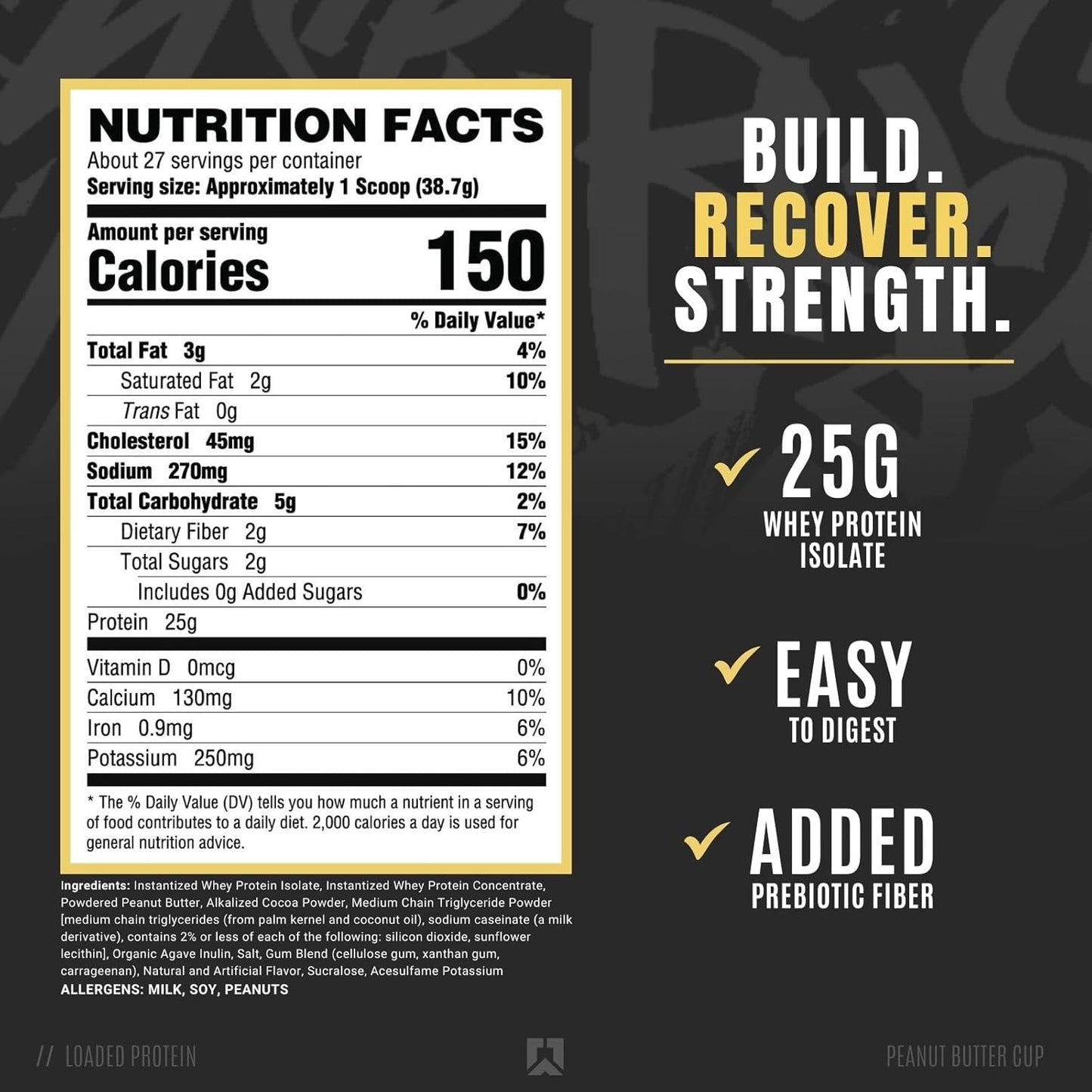 Ryse Loaded Protein (27 servings)